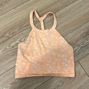 Peach crop top